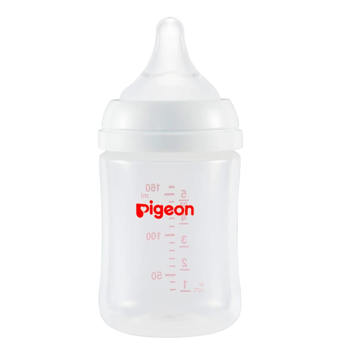 PIGEON - Mamadera Boca Ancha SofTouch PIGEON PP 160ml, 0 meses+