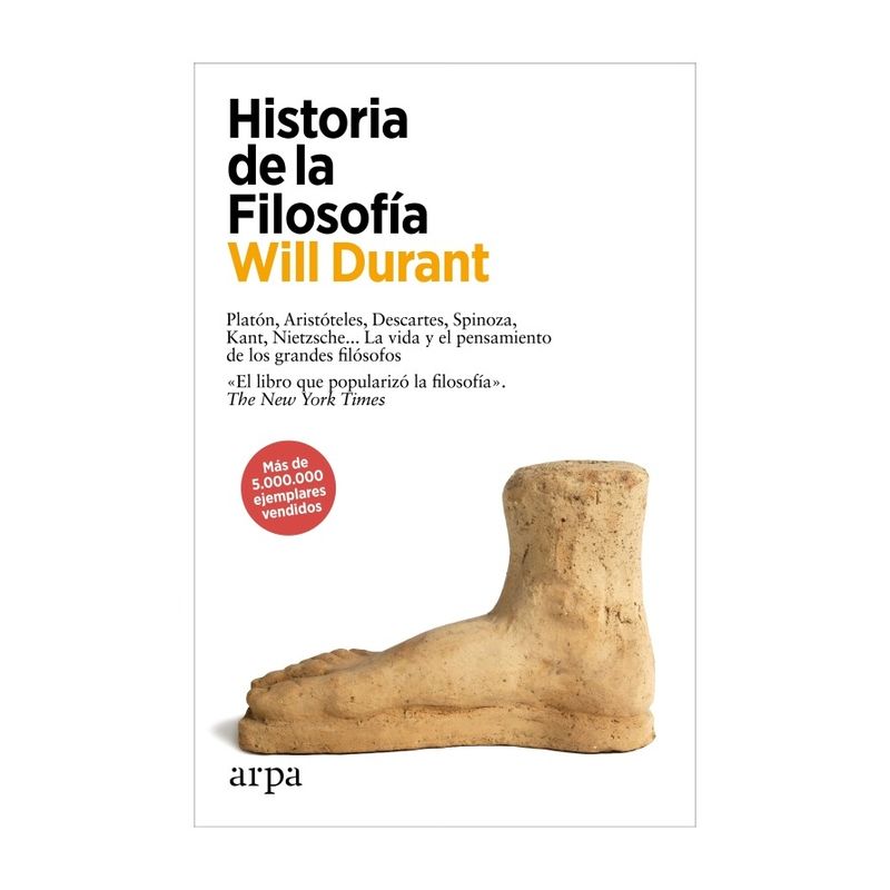 TOP10BOOKS - LIBRO HISTORIA DE LA FILOSOFÍA / WILL DURANT / ARPA