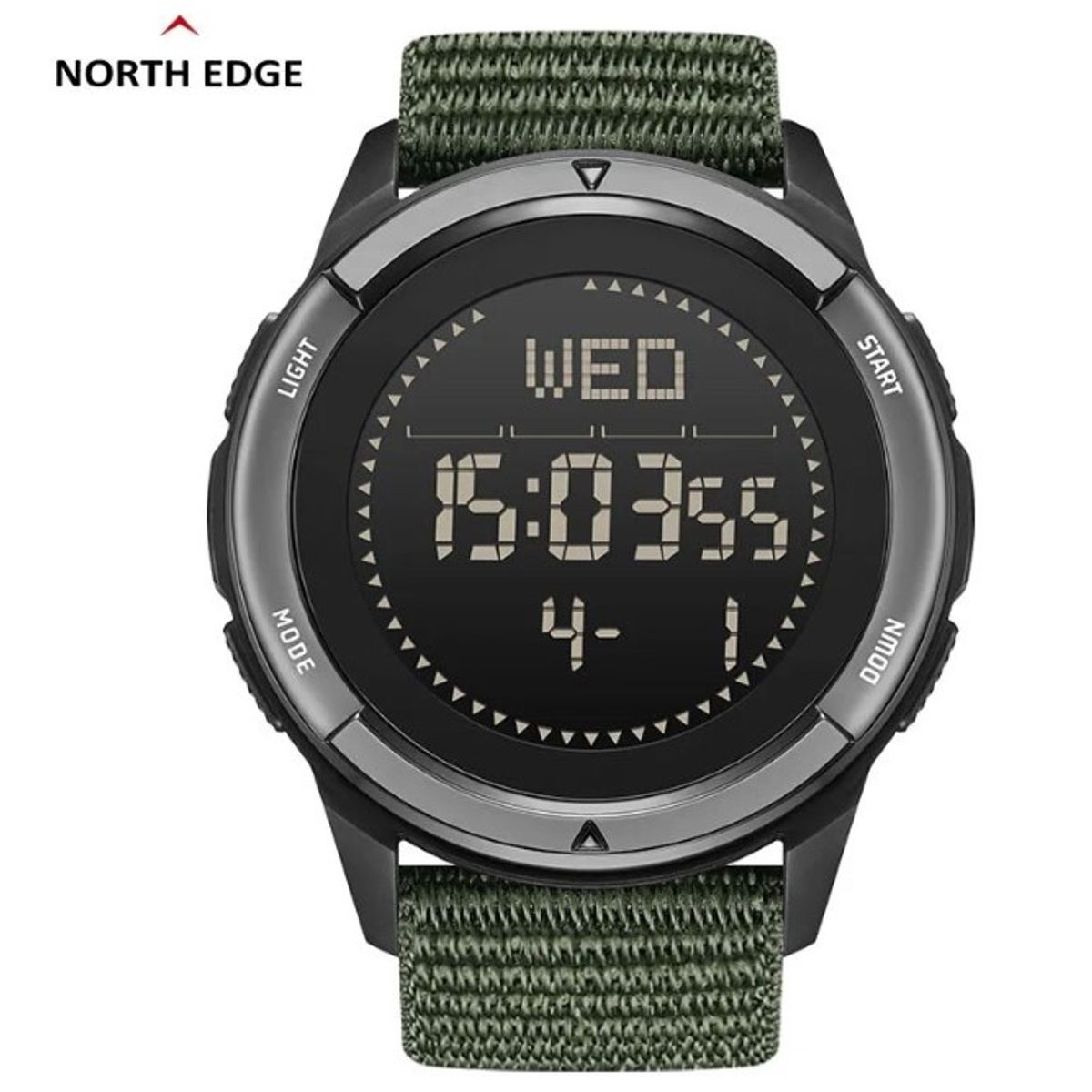 NORTH EDGE - Reloj Táctico Hombre "NORTH EDGE ALPS"  Sport Outdoor Militar Digital