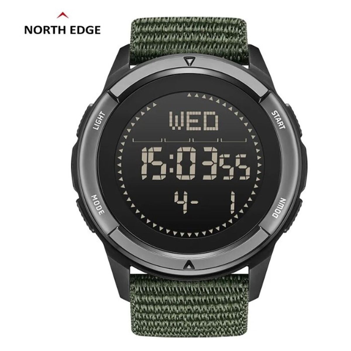 NORTH EDGE - Reloj Táctico Hombre "NORTH EDGE ALPS"  Sport Outdoor Militar Digital