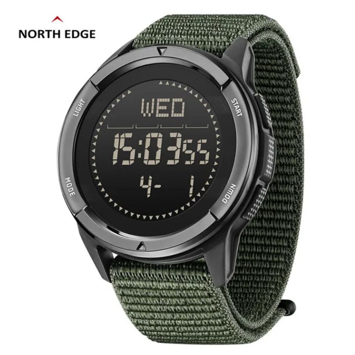 NORTH EDGE - Reloj Táctico Hombre "NORTH EDGE ALPS"  Sport Outdoor Militar Digital