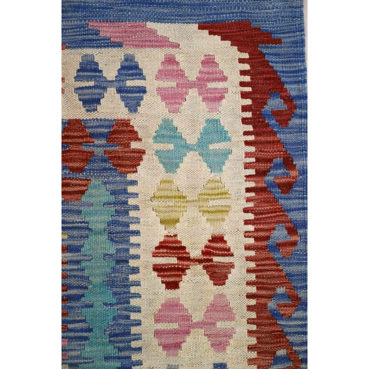 BAZHARS - ALFOMBRA BAZHARS 285X206 CM KILIM VEGI ARTESANAL