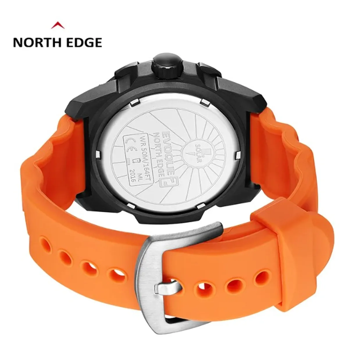 NORTH EDGE - Reloj Táctico Hombre NORTH EDGE EVOQUE-2  SOLAR Tactico Digital