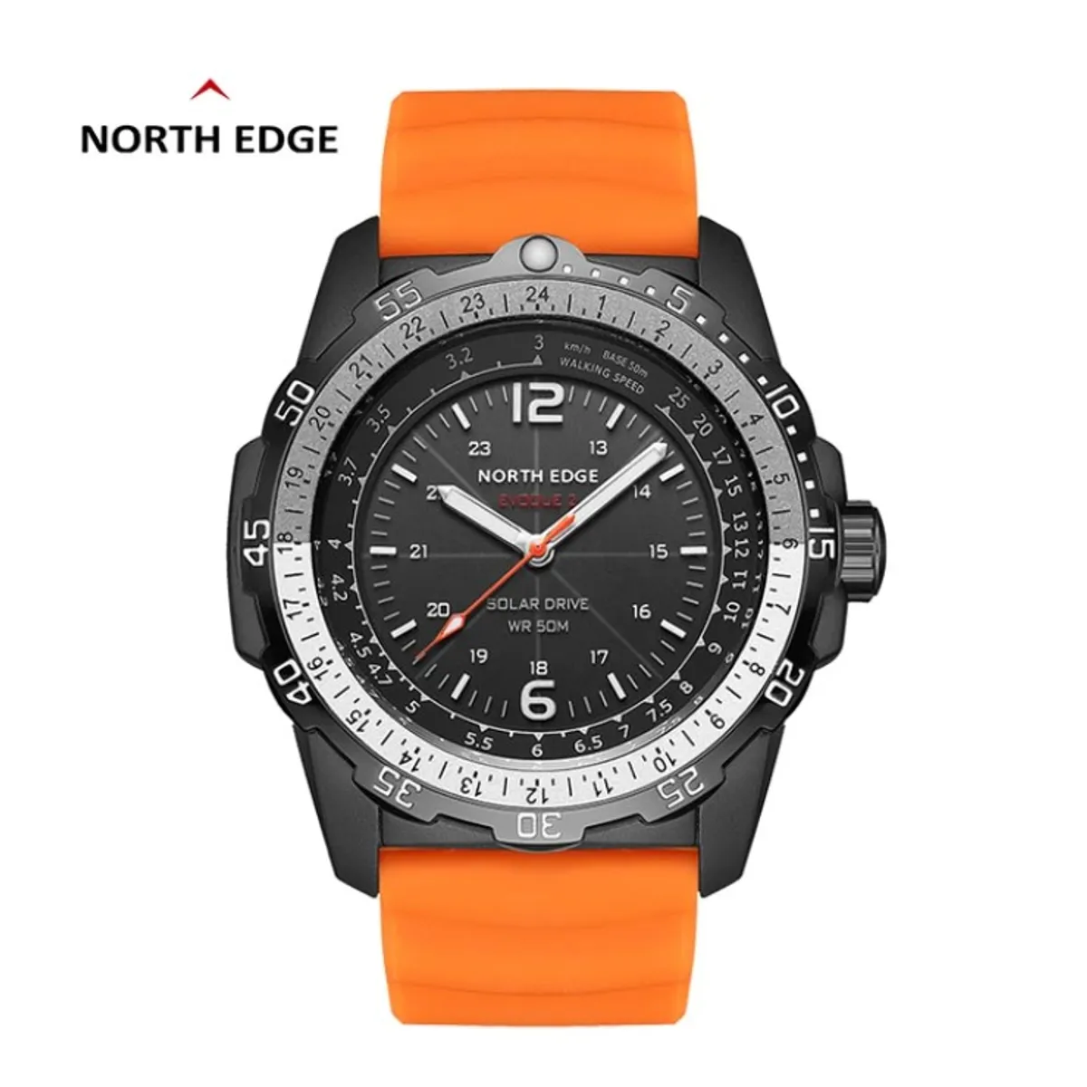 NORTH EDGE - Reloj Táctico Hombre NORTH EDGE EVOQUE-2  SOLAR Tactico Digital