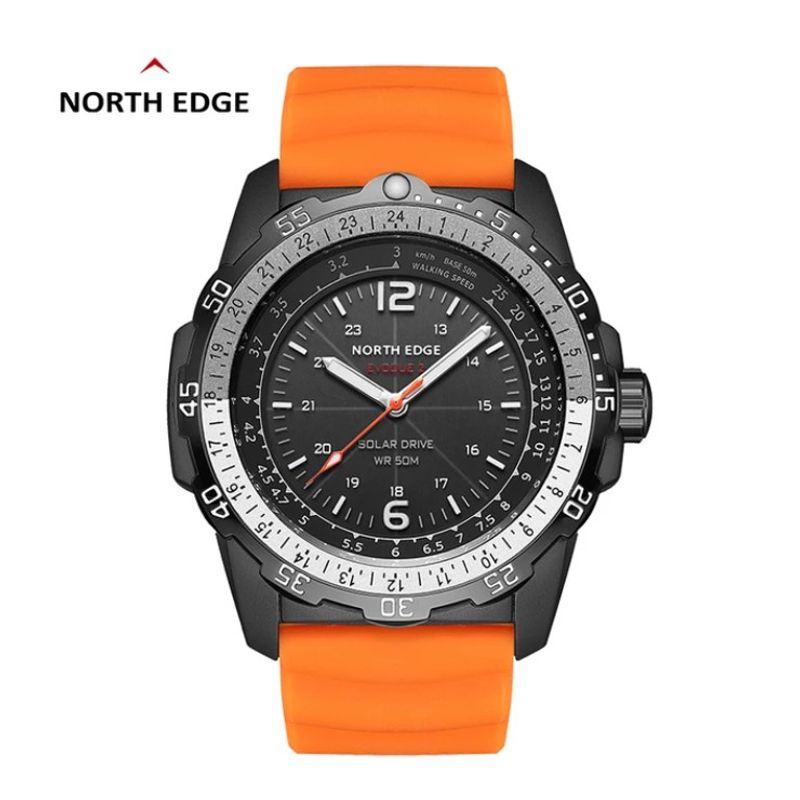 NORTH EDGE - Reloj Táctico Hombre NORTH EDGE EVOQUE-2  SOLAR Tactico Digital