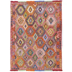 BAZHARS - Alfombra 288X218 cm Kilim Vegi Artesanal