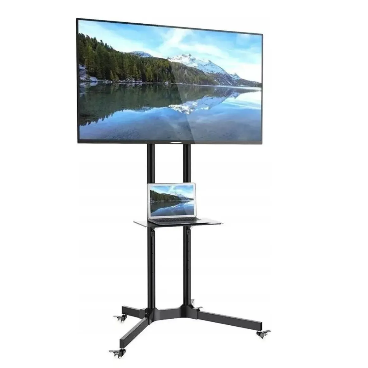 GENERICO - Soporte Pedestal Con Ruedas Para Tv 32 - 70 Pulgadas