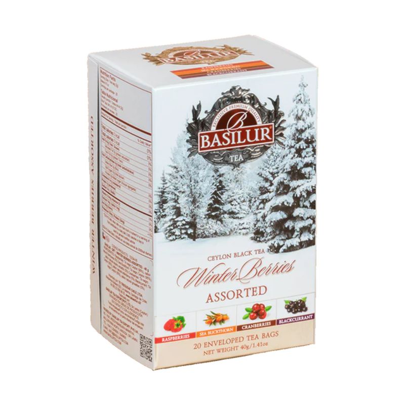 BASILUR - Te Negro Basilur Winter Berries Assorted 20 Bolsas BASILUR