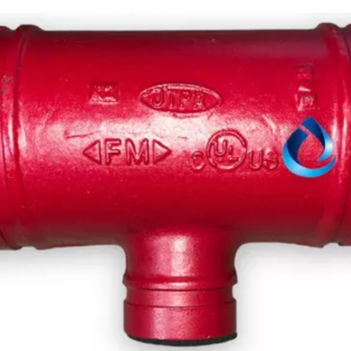 GENERICO - Tee Ranurada Reducida 4x2 Pulgada Ulfm Red Contra Incendios