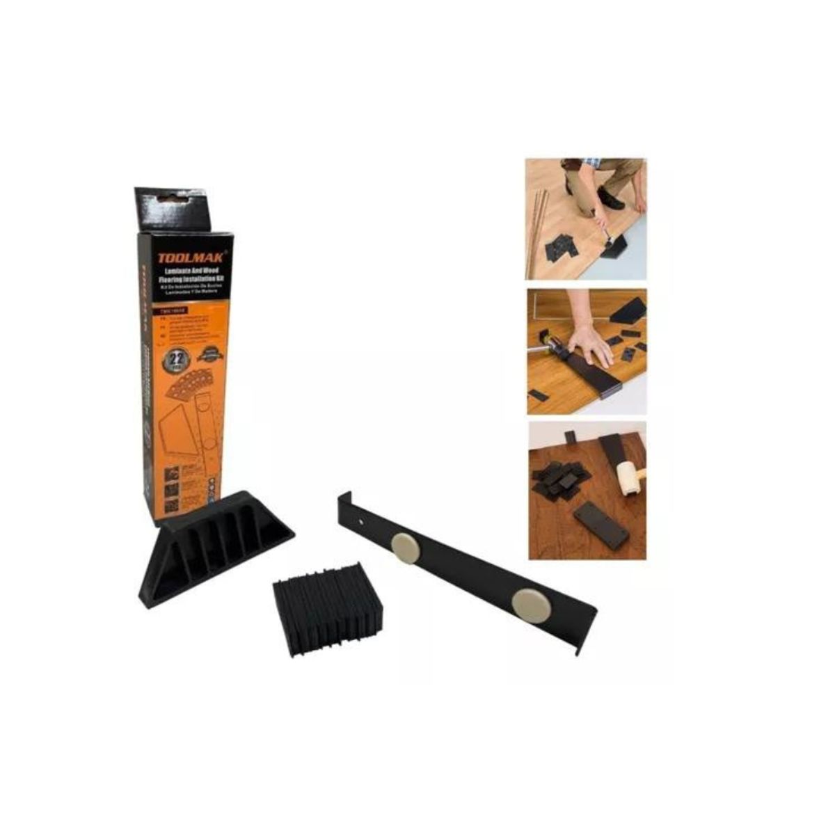 GENERICO - Kit De Montaje Instalacion Suelos Laminados Y Madera 22 Ps