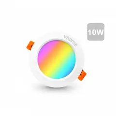 VHOME - Plafón Led 10W RGB Smart Life Wifi embutido
