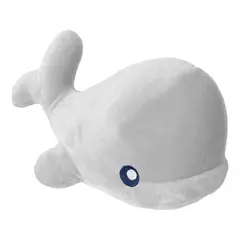 GENERICO - Delfín De Peluche Con Colgante - Colores - Blanco