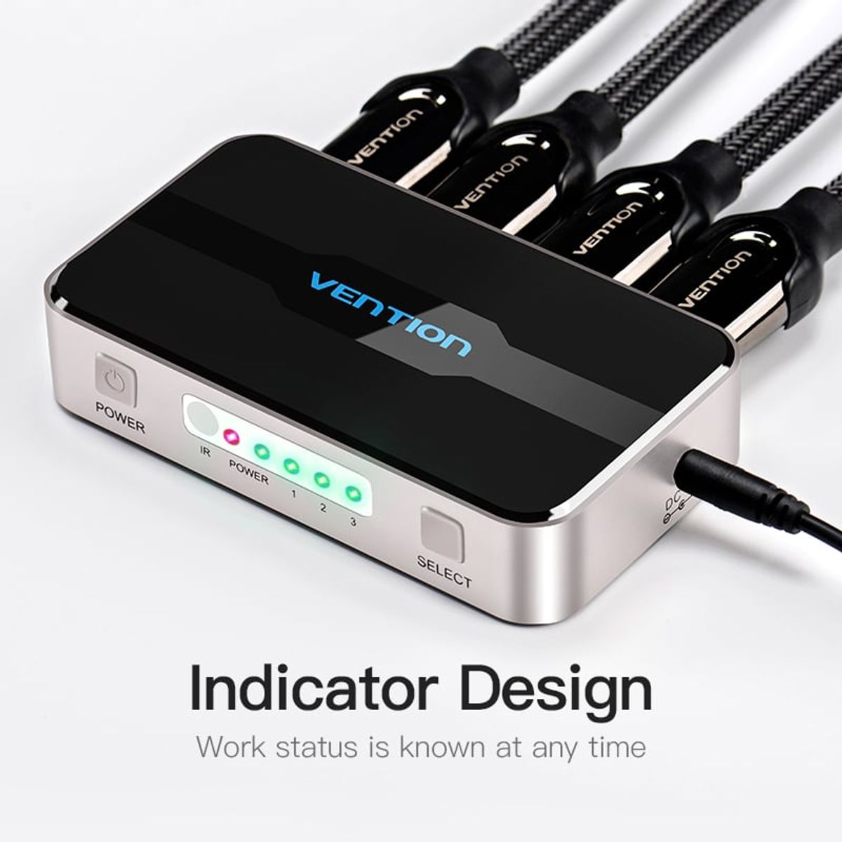 VENTION - Switcher HDMI 3 a 1 - Vention