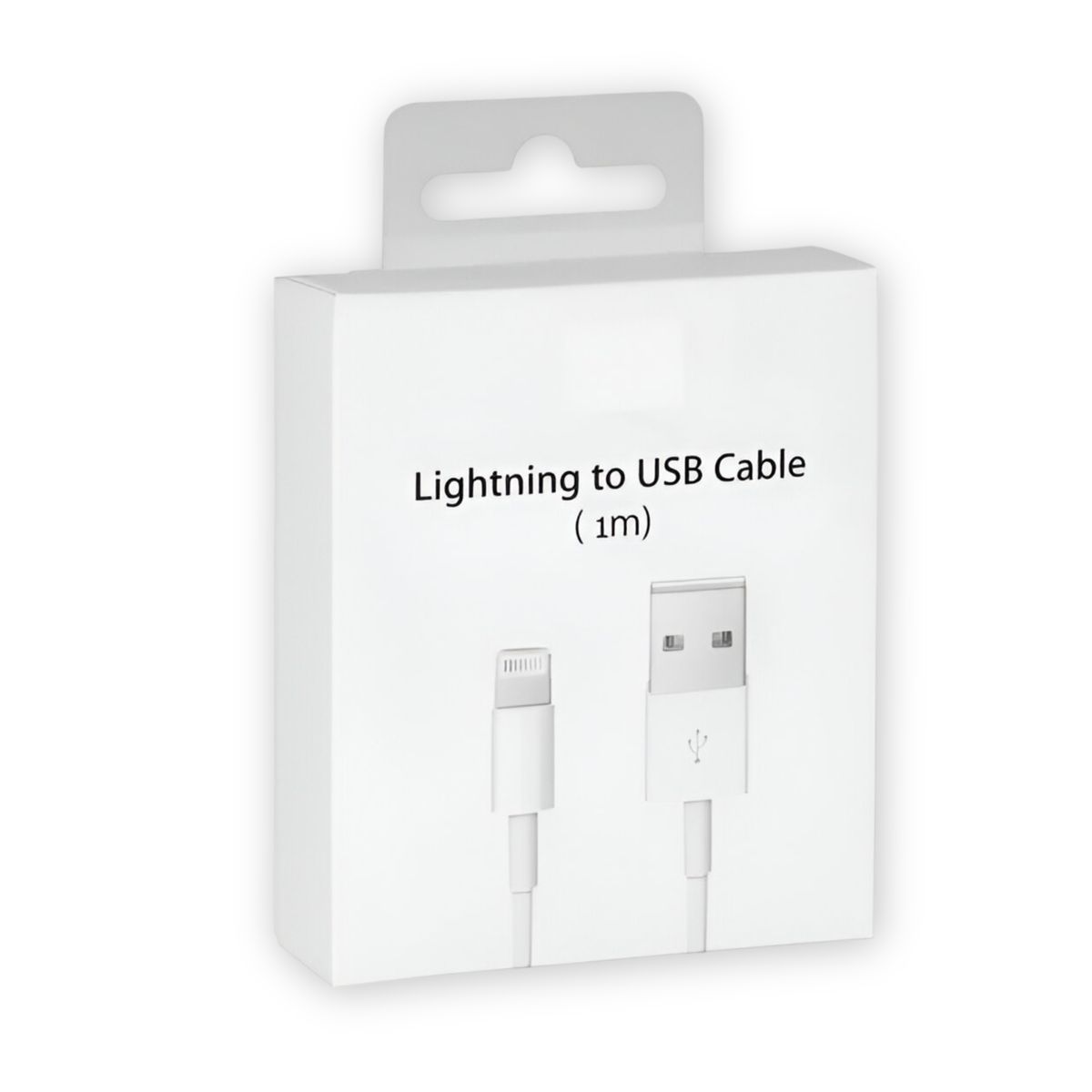 APPLE - Cable de Datos Apple Lightning a USB 1M Original MUQW3AM