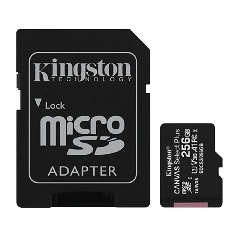 KINGSTON - Memoria MicroSD Kingston Canvas Select Plus 256Gb 100R/85R