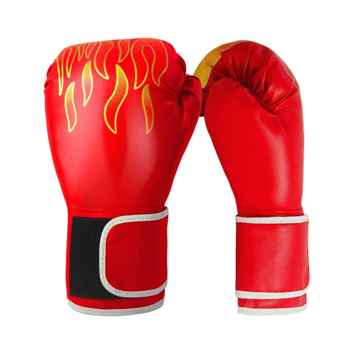 GENERICO - 2 Pares de Guantes Boxeo Box Para Adulto Flama