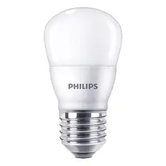 PHILIPS - Ampolleta Pequeña Led P45 4W E27 Luz Calida 350 Lm