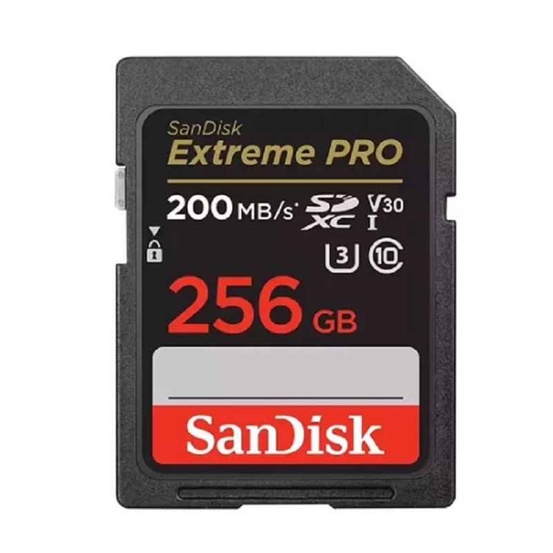 SANDISK - Memoria SD SanDisk Extreme Pro 256Gb UHS-I