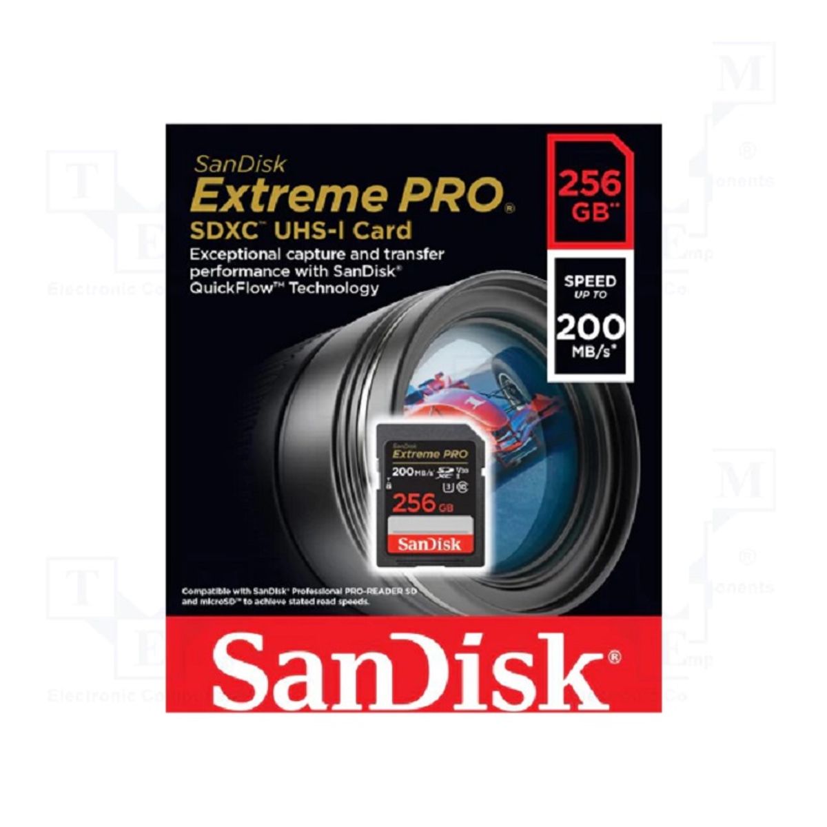 SANDISK - Memoria SD SanDisk Extreme Pro 256Gb UHS-I