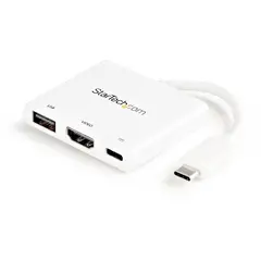 STARTECH - Adaptador Hub USB-C a HDMI/USB-A/USB-C(energia) 3 Puertos
