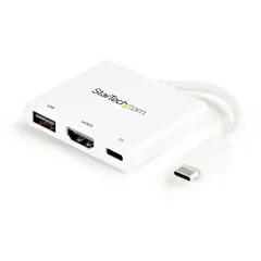 STARTECH - Adaptador Hub USB-C a HDMI/USB-A/USB-C(energia) 3 Puertos