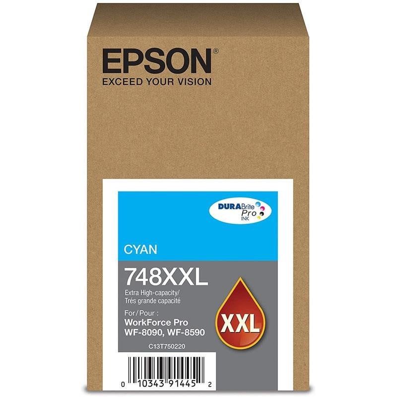 EPSON - Cartucho de Tinta Epson 748XXLpág. 7.000 Cyan T748XXL220-AL.