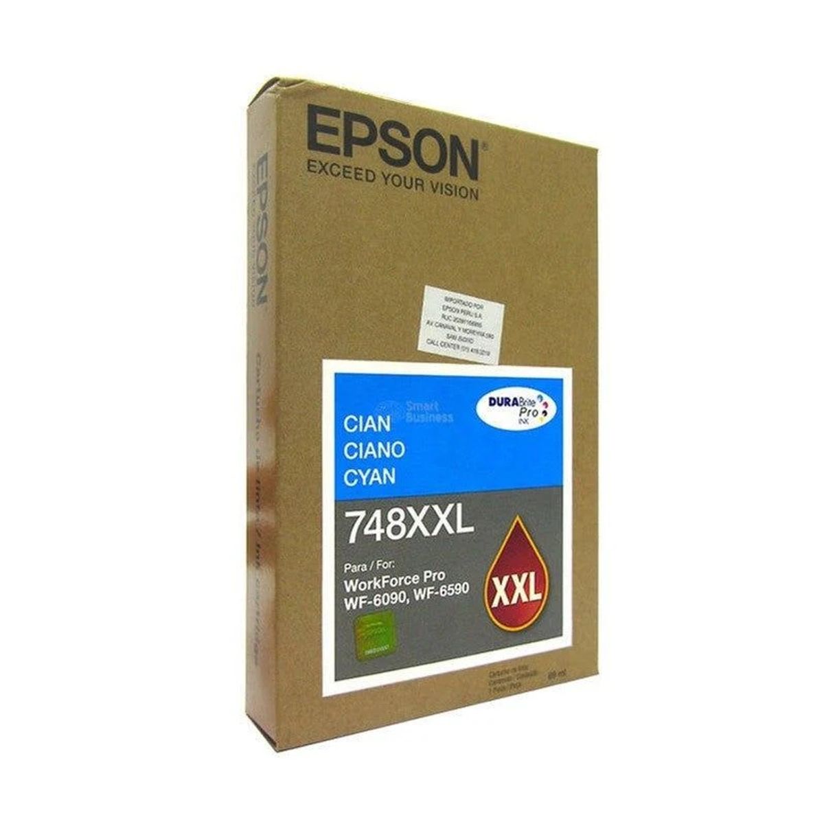 EPSON - Cartucho de Tinta Epson 748XXLpág. 7.000 Cyan T748XXL220-AL