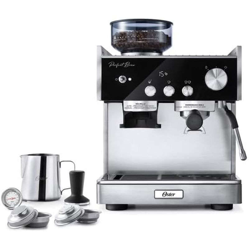 OSTER - Cafetera Para Espresso Oster® Perfect Brew Bvstem7400 Color Gris