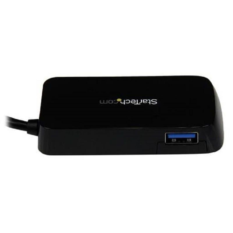 STARTECH - Adaptador Startech Hub ST4300MINU3B USB-A 4 Puertos Negro