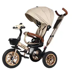 VOYAGE - Triciclo Dore Beige 360 Con Reclinación y Bluetooth