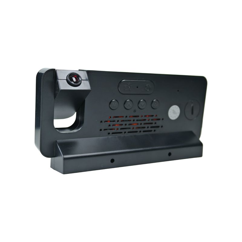 SOLEIO - Reloj Digital Proyector Despertador Y Termómetro Negro