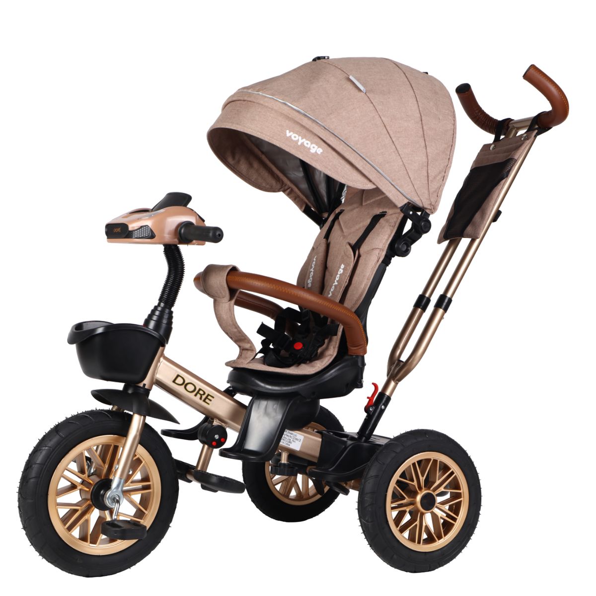 VOYAGE - Triciclo Dore Coffee 360 Con Reclinación y Bluetooth