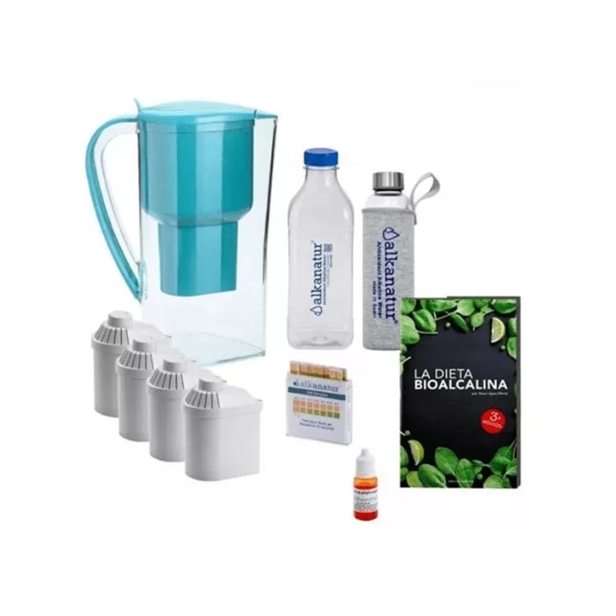 ALKANATUR - Pack alcalinidad Alkanatur y libro “La Dieta Bioalcalina”