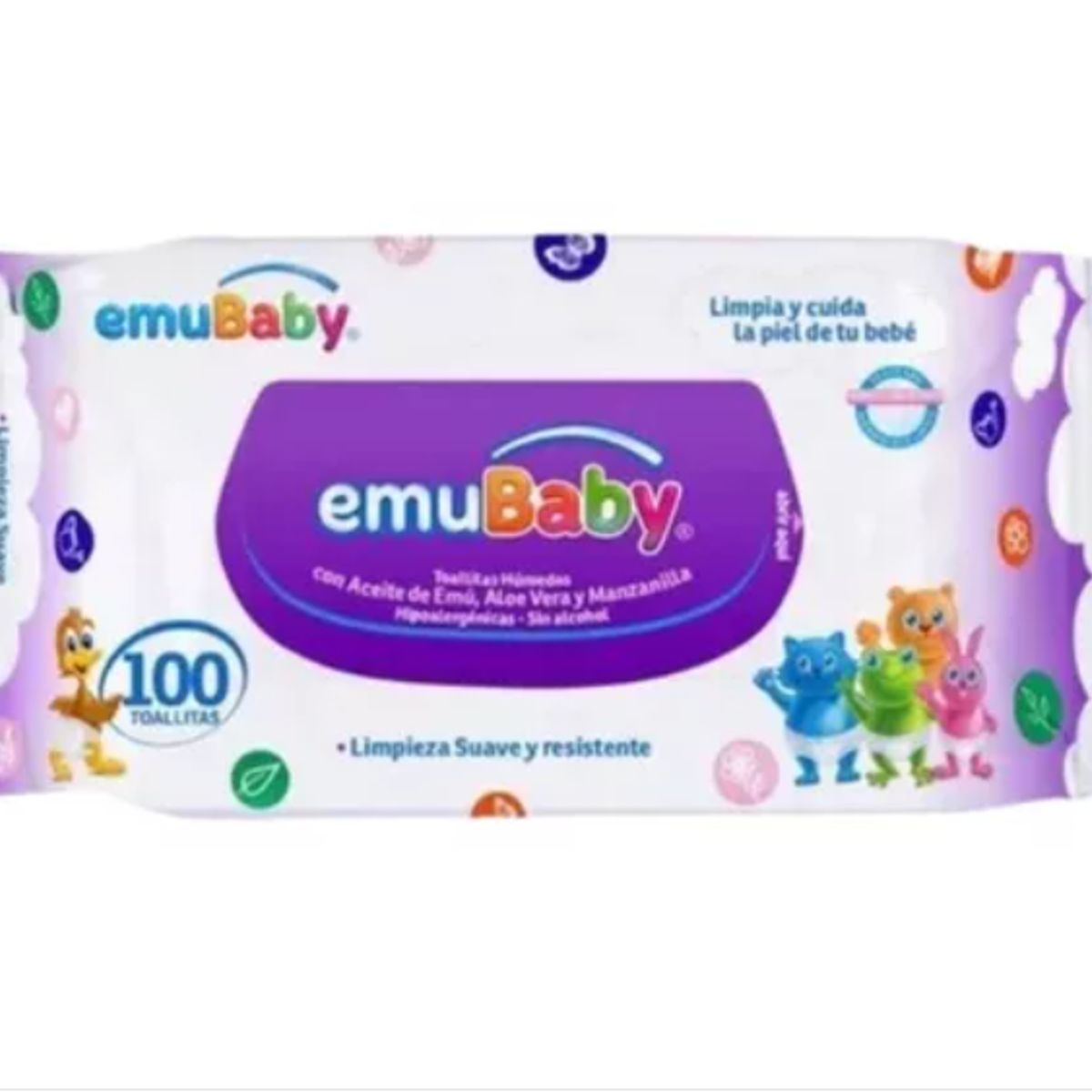 EMUBABY - Toallas Húmedas Emubaby Superior X6paq De 100und Cu