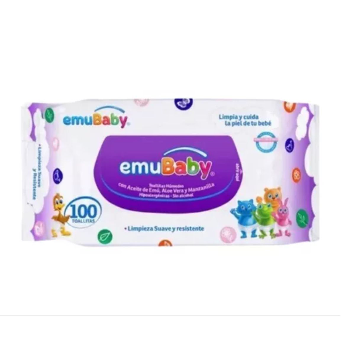 EMUBABY - Toallas Húmedas Emubaby Superior X6paq De 100und Cu