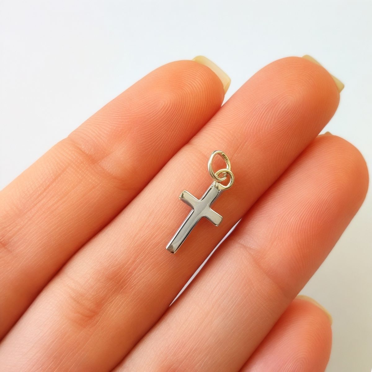 COGGIOLA - Colgante Cruz Mini Plata Fina 925