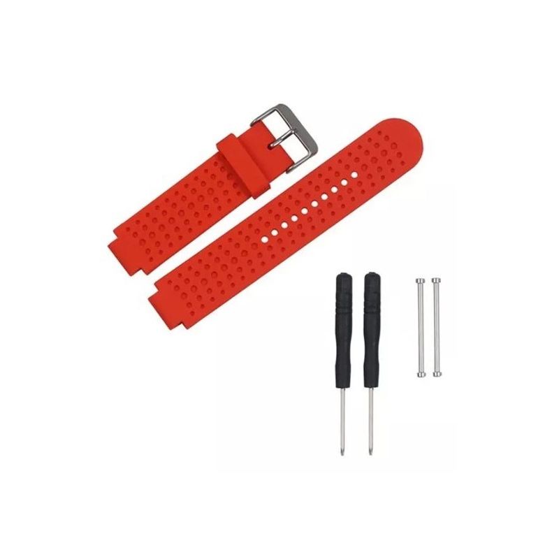 GENERICO - Correa Compatible Garmin Forerunner 230-235-630-220-620 Rojo