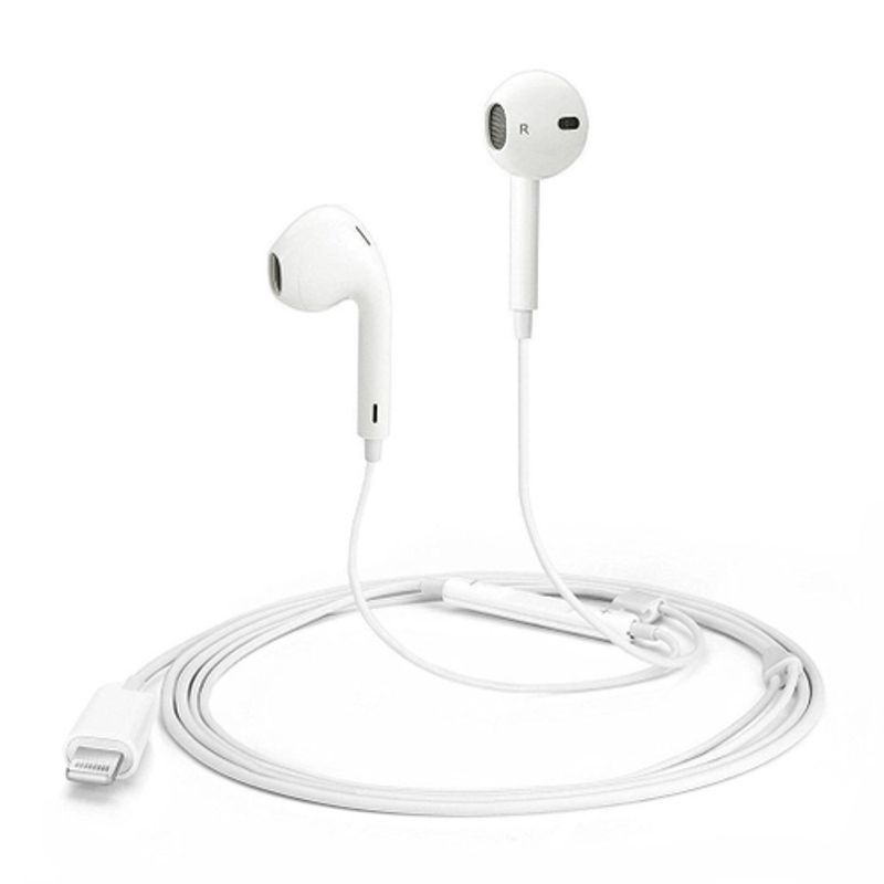 GENERICO - Audífonos Lightning Compatible Con iPhone K2 color Blanco