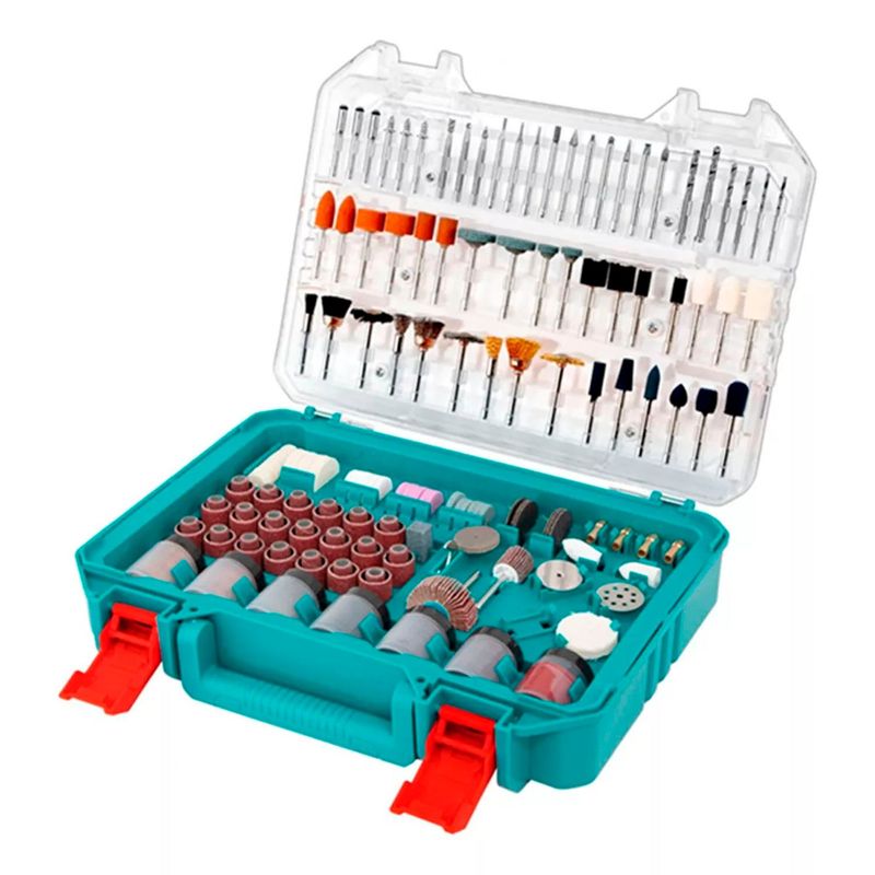 TOTAL TOOLS - Kit Set Jgo De Acc Para Minitorno Tipo Dremel 420pcs Total