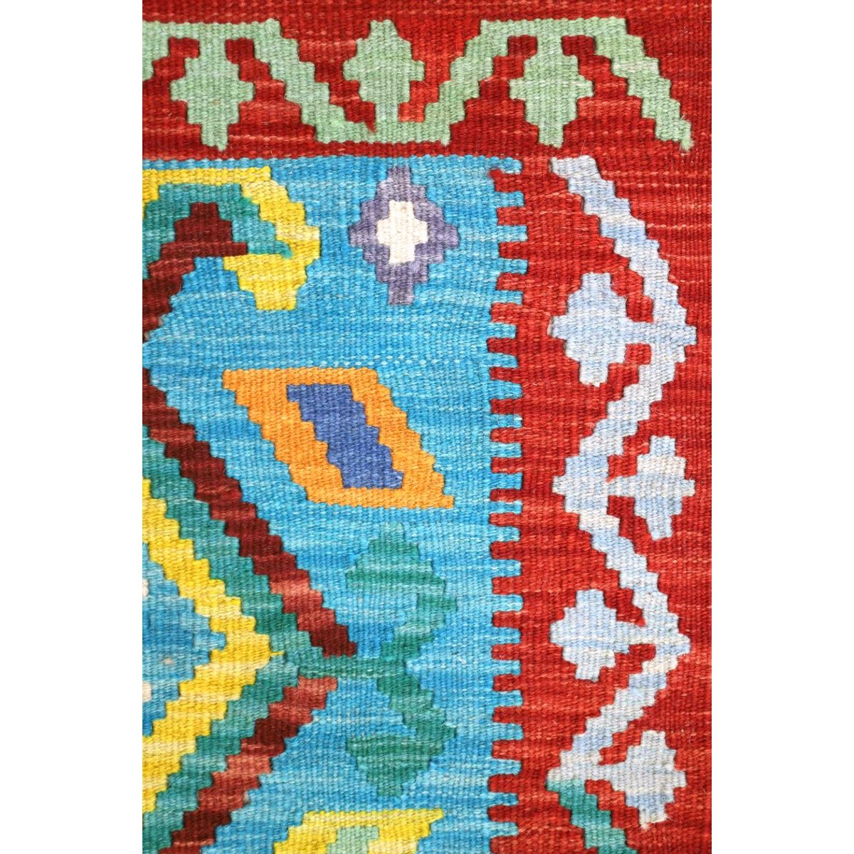 BAZHARS - ALFOMBRA BAZHARS 118X082 CM ARTESANAL KILIM VEGI