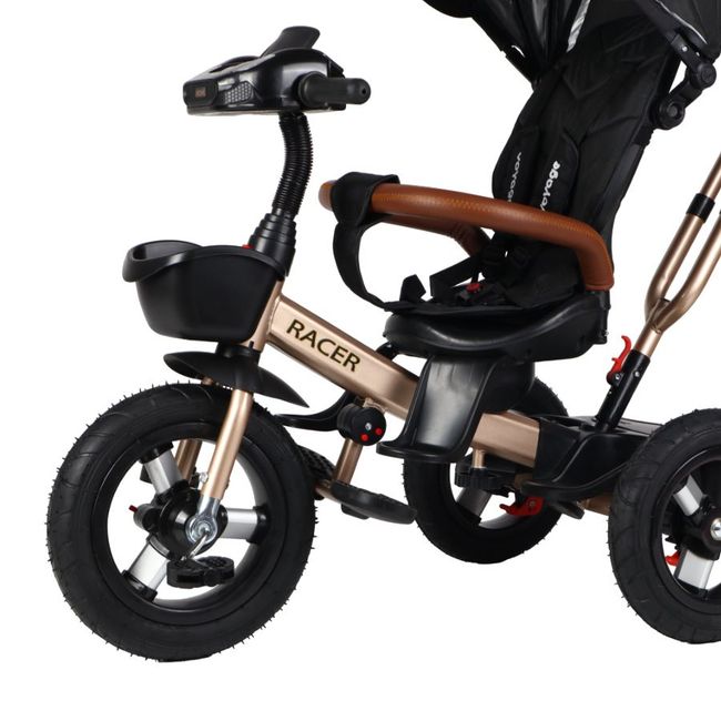 VOYAGE - Triciclo Racer Black 360 Con Reclinación y Bluetooth
