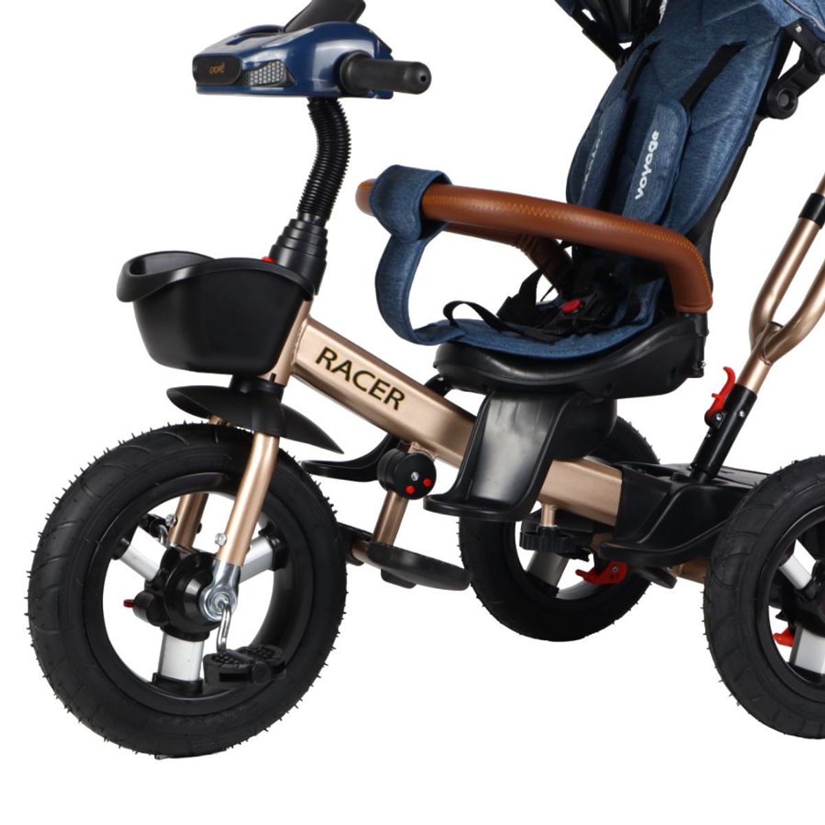 VOYAGE - Triciclo Racer Blue 360 Con Reclinación y Bluetooth