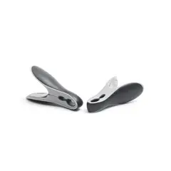 BRABANTIA - Set 8 Perros de ropa Smart Black / Grey