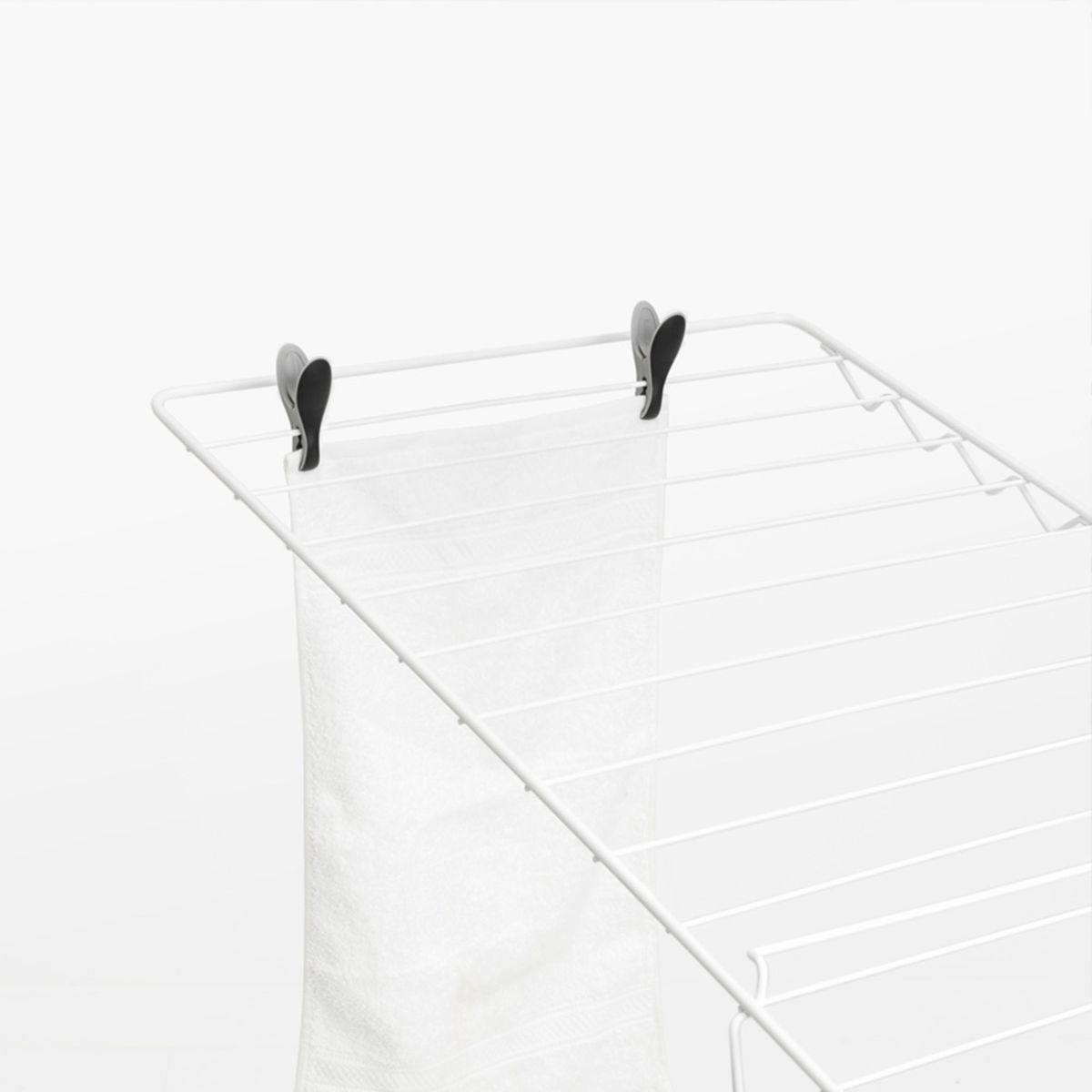 BRABANTIA - Set 8 Perros de ropa Smart Black / Grey