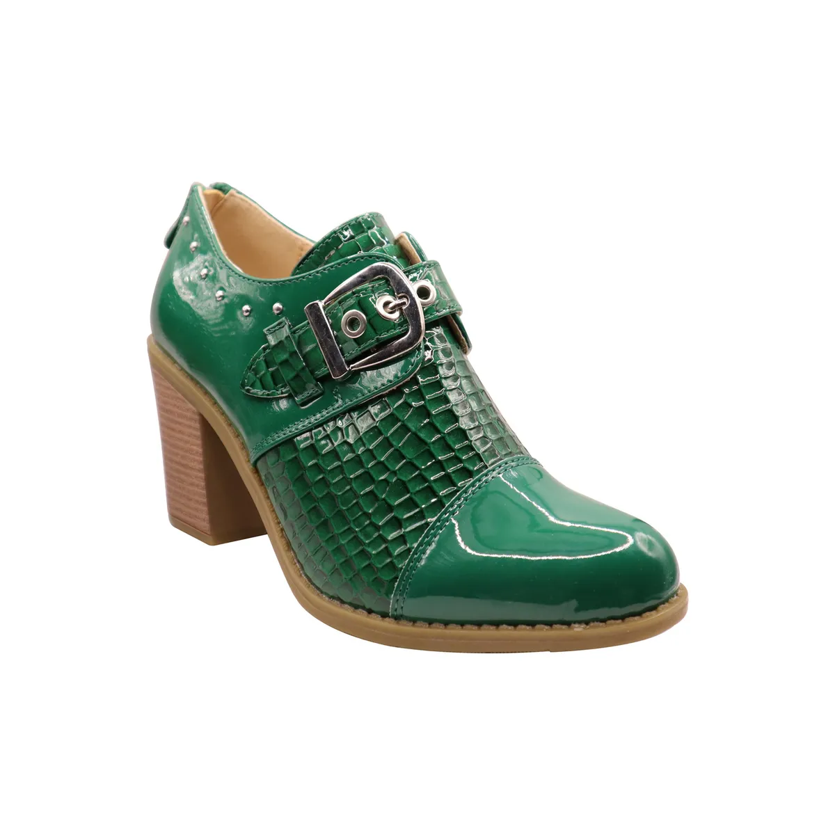 DINASTELLA - Botin correa hebilla Verde