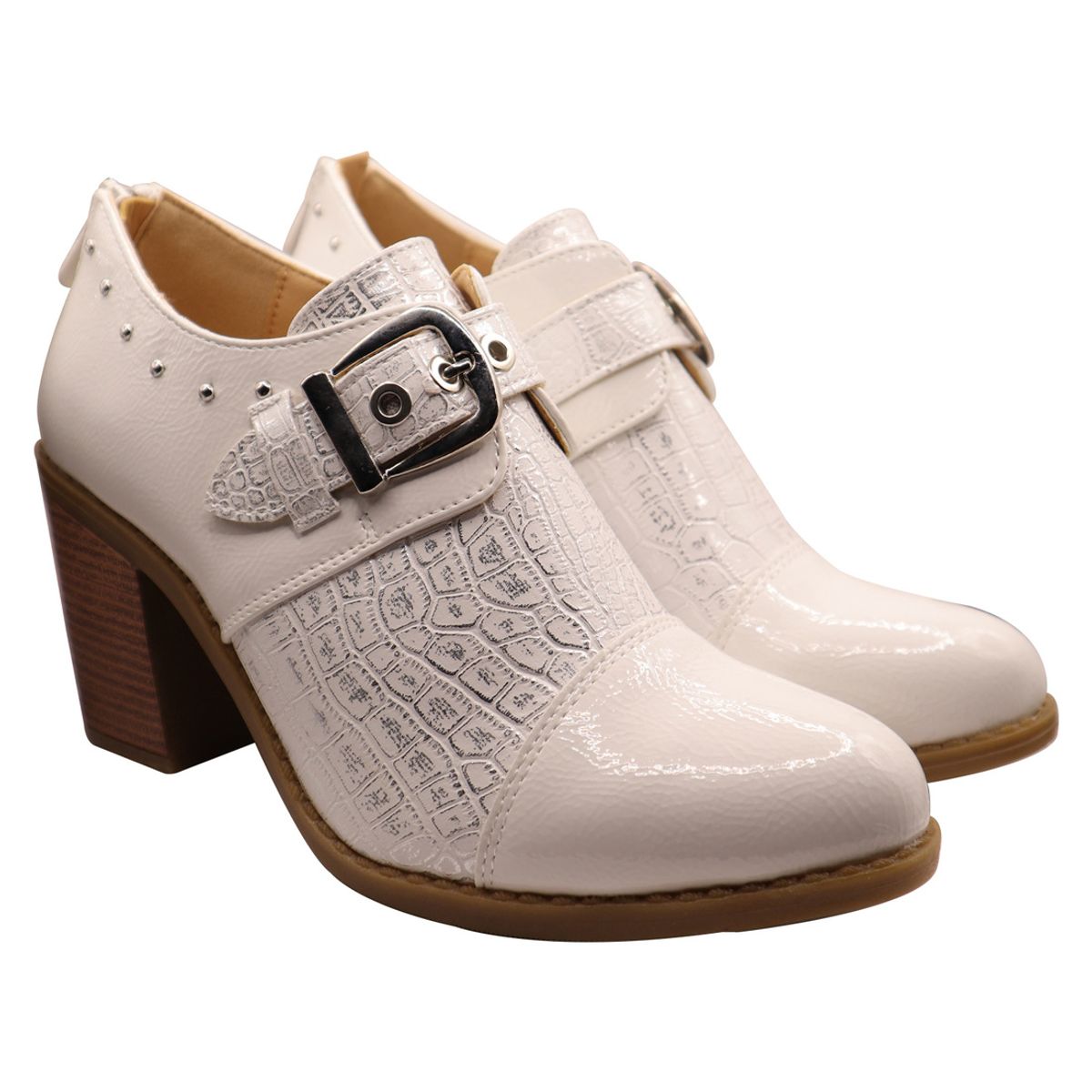 DINASTELLA - Botin correa hebilla Blanco