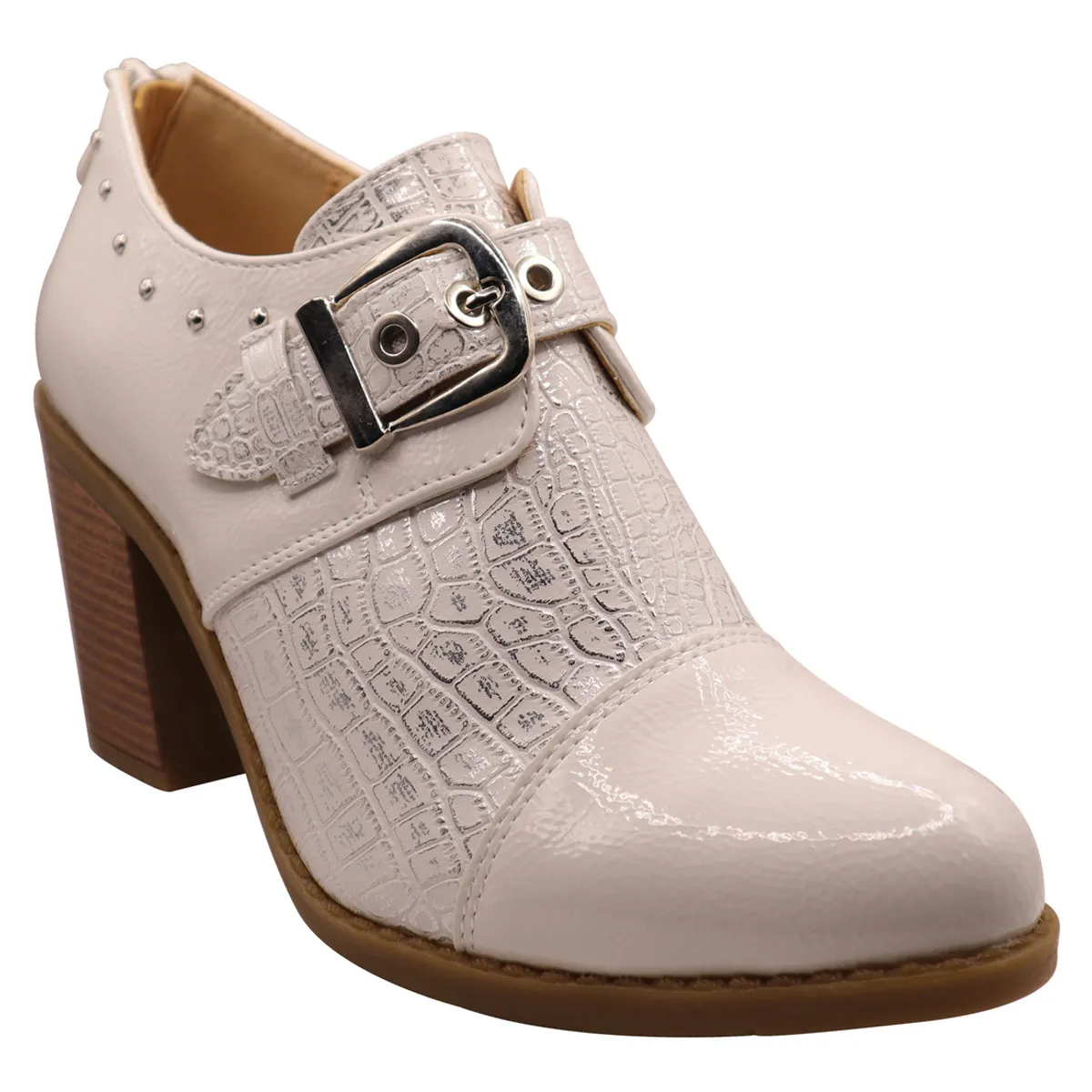 DINASTELLA - Botin correa hebilla Blanco