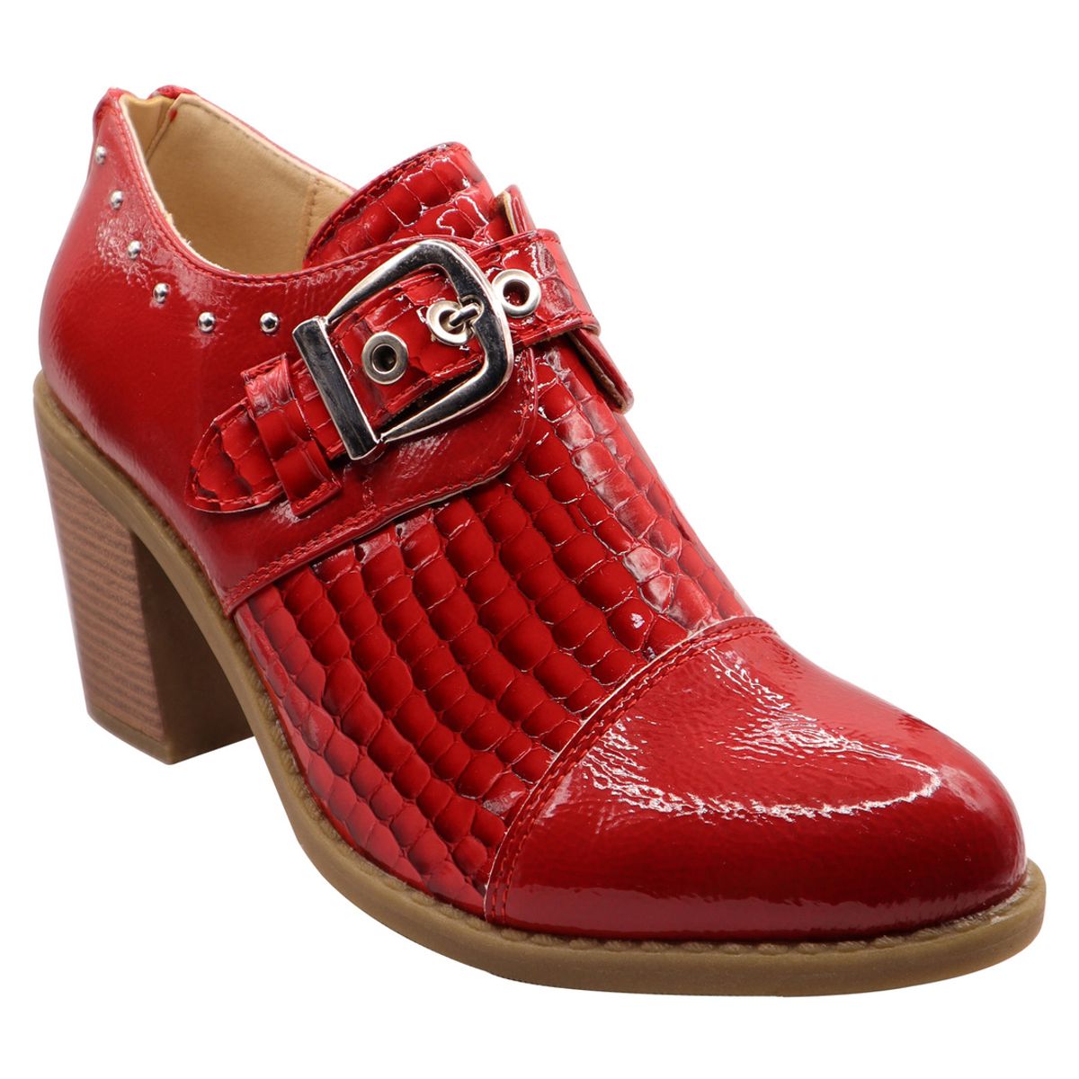 DINASTELLA - Botin correa hebilla Rojo