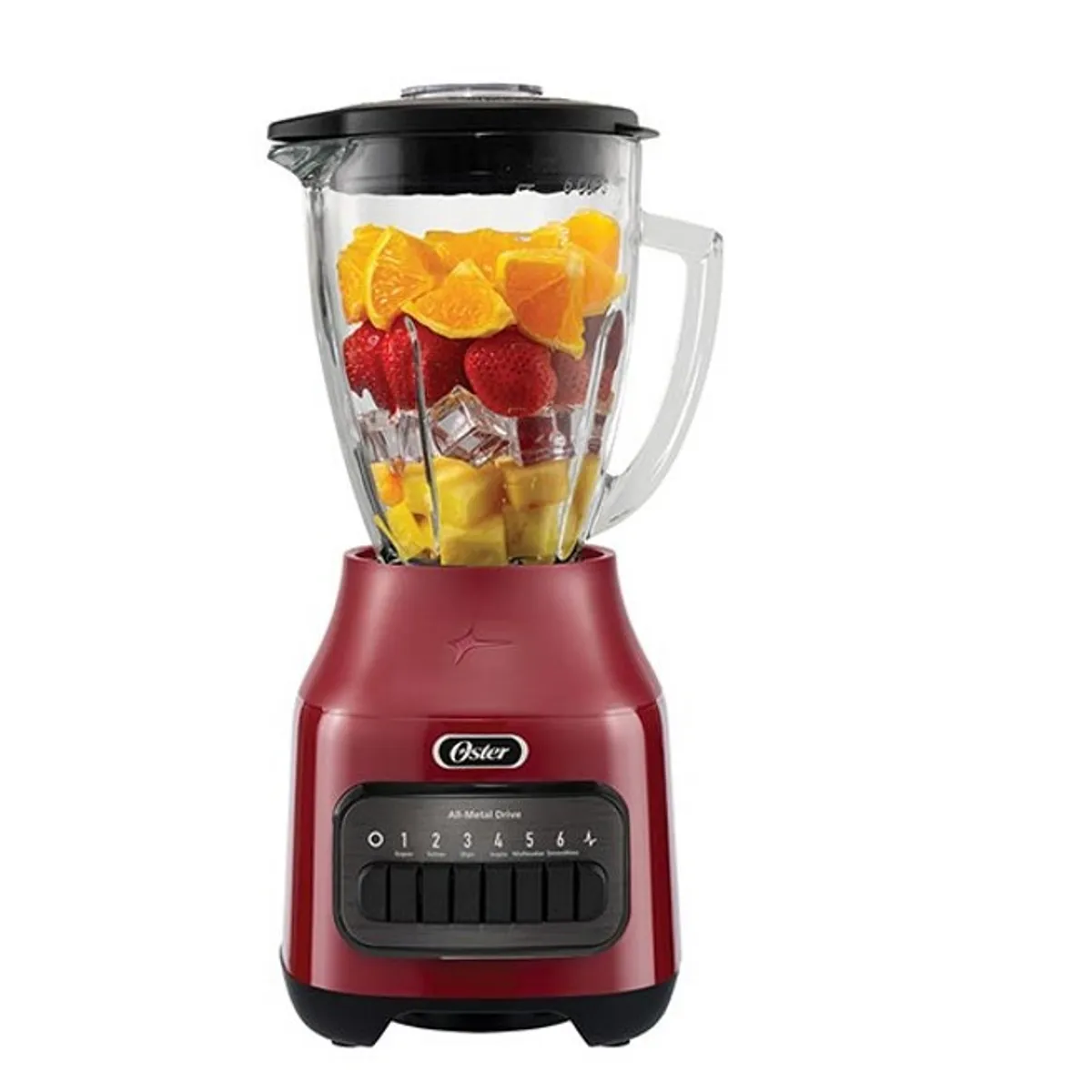 OSTER - Licuadora Oster® 6 velocidades más pulso BLSTPEG-GPB-052 ROJO