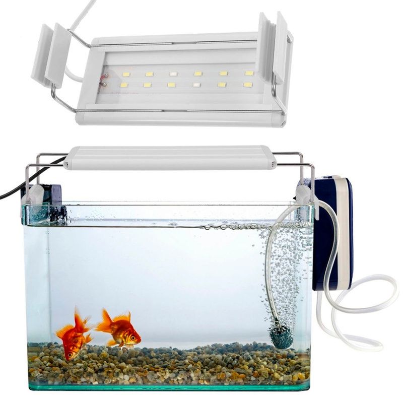 GENERICO - Lampara Led Soporte De Luz Acuario Pecera Clip Yz-14k/15k